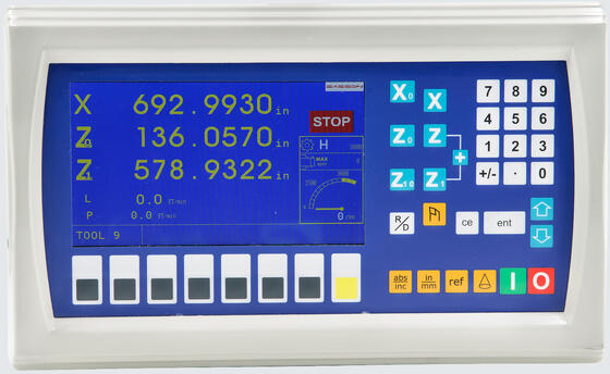 Easson ES-14B लगातार स्पीड खराद 3 एक्सिस डिजिटल रीडआउट सिस्टम